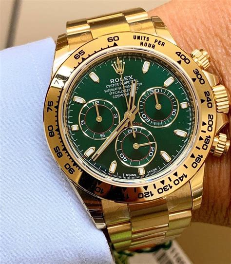 rolex daytona gold green price|rolex daytona 2023 prezzo.